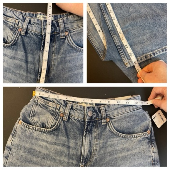 We the free Waterfall Baggy Jeans size 24 - Picture 16 of 16